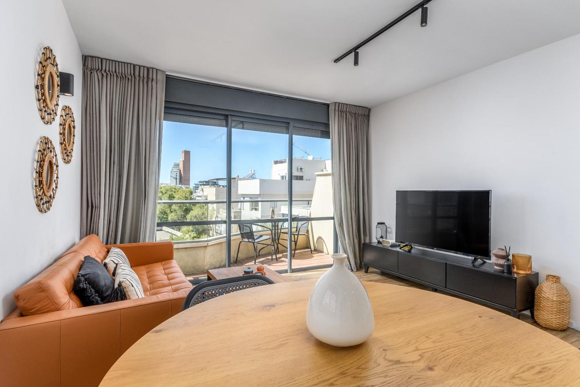 Modern & Sunny 1 Bdr W Balcony And Parking Apartment Tel Aviv Exterior photo